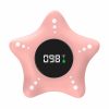 Baby ledfaah | Ledfaah Baby Bath Thermometer Safety, Auto On & Off Bathtub Thermometer Floating Toy, Digital Bathing Water Temperature Warning Thermometer, Pink Sea Star Shape