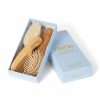 Baby ELLAOLA | Ellaola Baby Hair Brush & Comb Set From Natural Bamboo - 3 Piece Set With Ultra Soft Bristle Cradle Cap Brush, Massage Hair Brush, Bamboo Comb For Toddlers, Newborns & Infants I Baby Registry Gift