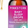 Baby Pink Stork | Pink Stork Baby Sleep Drops, Naturally Support Sleep Without Melatonin For Infants, Toddlers, And Kids, Aid Sleep With Chamomile And Magnesium, Baby Essentials For Bedtime, 1 Oz, 30 Servings