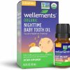 Baby Wellements | Wellements Organic Nighttime Baby Tooth Oil | Peaceful Nighttime Teething* | Organic Blend Of Essential Oils And Sleepytime Herbs | 4 Months +