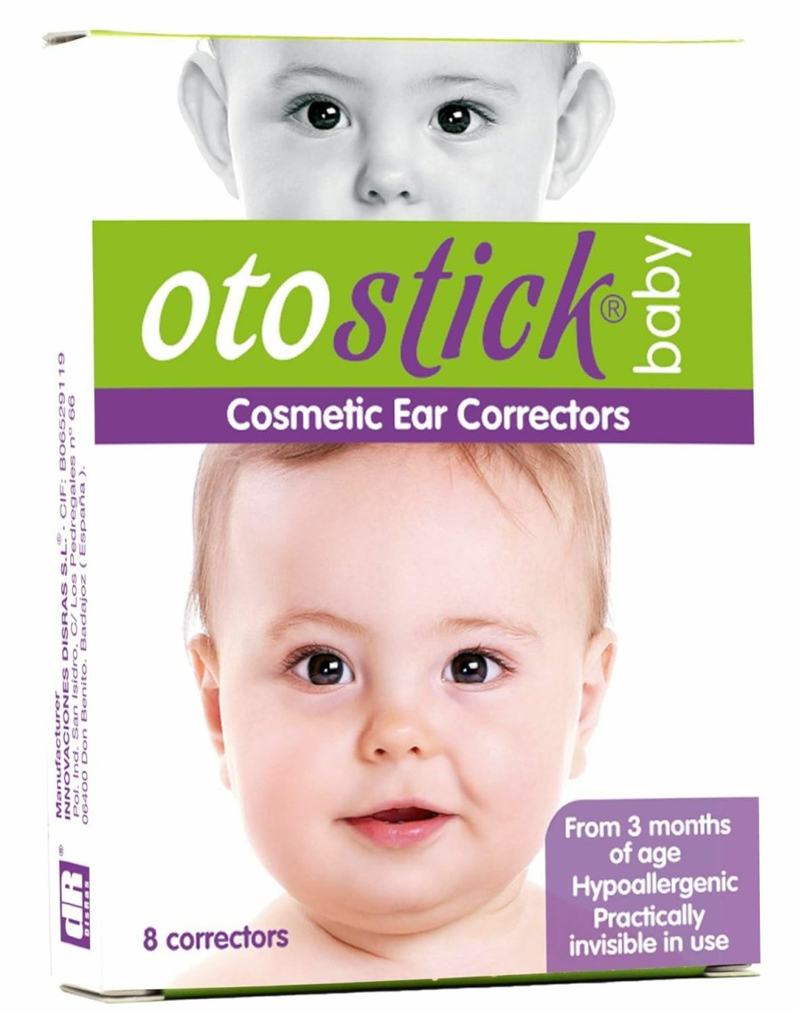 Baby Otostick | Otostick Baby - 8 Count Discreet Protruding Ear Corrector For Babies With Baby Cap - Orthopedic Baby Items For Correction Of Large Ears From 3 Months