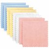 Baby HOMEXCEL | Homexcel Baby Washcloths 24 Pack-Microfiber Coral Fleece Baby Bath Face Towel 7X9 Inch Extra Absorbent And Soft Burp Cloth And Wash Cloths For Newborn-Infants And Toddlers-Gentle On Sensitive Skin