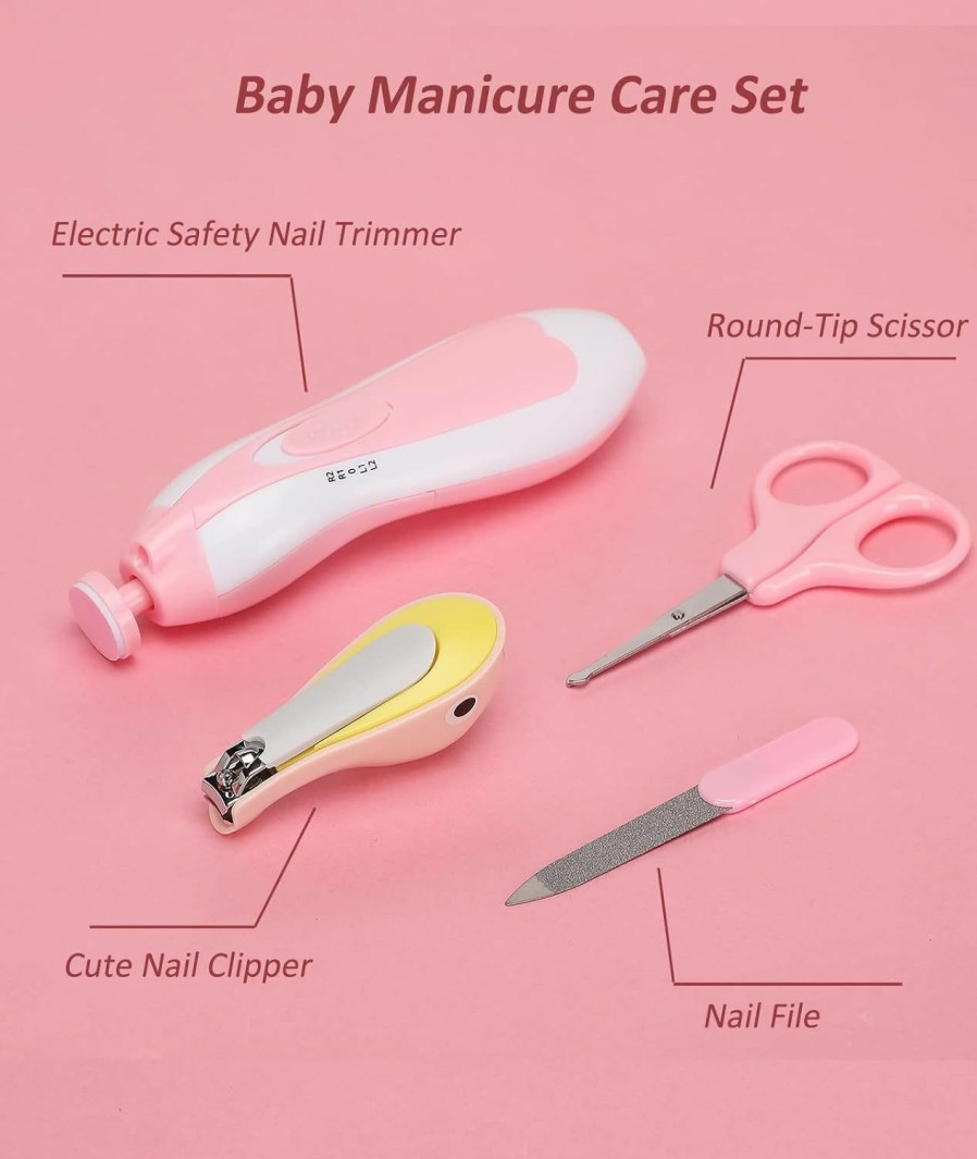 Baby YASEW | Baby Healthcare And Grooming Kit, Electric Safety Nail Trimmer Baby Nursery Kit, Newborn Care Kits With Hair Brush Comb For Newborn Infant Toddlers Baby Boys Girls Kids, Baby Shower Gifts