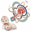 Baby hahaland | Baby Teething Toys For Babies 0-6 Months Baby Toys 0-6 Months Baby Toys 6 To 12 Months 4 Textures Infant Toys Baby Toys 0-3-6-12 Months Baby Teether Teethers For Babies Baby Rattle Girl Boy Gifts Toys