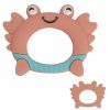 Baby BUSY BABY | Busy Baby Teething Toy - 2-In-1 Teether And Toy For Babies And Toddlers - As Seen On Shark Tank - Made From 100% Food Grade Silicone - Bpa Free And Bps Free - Dishwasher Safe - Raccoon