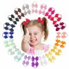 Baby VINOBOW | Vinobow 20Pairs 2\" Tiny Bows Pigtail Elastic Hair Ties For Girls Babies Infants Toddlers