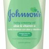 Baby Johnson's Baby | Johnson'S Baby Creamy Oil With Aloe & Vitamin E For Delicate Skin, Non-Greasy Moisturizing Baby Body Lotion For Soft Skin, Hypoallergenic & Free Of Parabens, Phthalates, & Dyes, 8 Fl. Oz