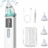 Baby Asmako | Asmako Nasal Aspirator For Baby, Electric Nose Sucker Rechargeable Baby Nasal Aspirator With 3 Levels Suction, Nose Cleaner Baby Essentials With 10 Music, 7 Light, 3 Silicone Tips, Tweezers, Organizer