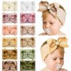 Baby Yxiang | Yxiang 20Pcs Baby Bows Headbands 6\" Big Newborns Bows Elastics Nylon Hairbands Ribbon Bow Hair Accessories For Newborns Infants Toddlers Kids