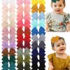 Baby jollybows | Jollybows 40Pcs Baby Girls Hair Bows Headband Nylon Hair Band Elastic Hair Accessories For Kids Infants Toddlers