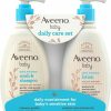 Baby Aveeno Baby | Aveeno Baby Daily Care Gift Set With Natural Oat Extract & Oatmeal, Contains Daily Moisturizing Body Lotion & Gentle 2-In-1 Baby Bath Wash & Shampoo, Hypoallergenic & Paraben-Free, 2 Items