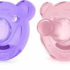 Baby Philips Avent | Philips Avent Soothie Shapes Pacifier, Pink/Purple, 3-18 Months, 2 Pack, Scf194/05