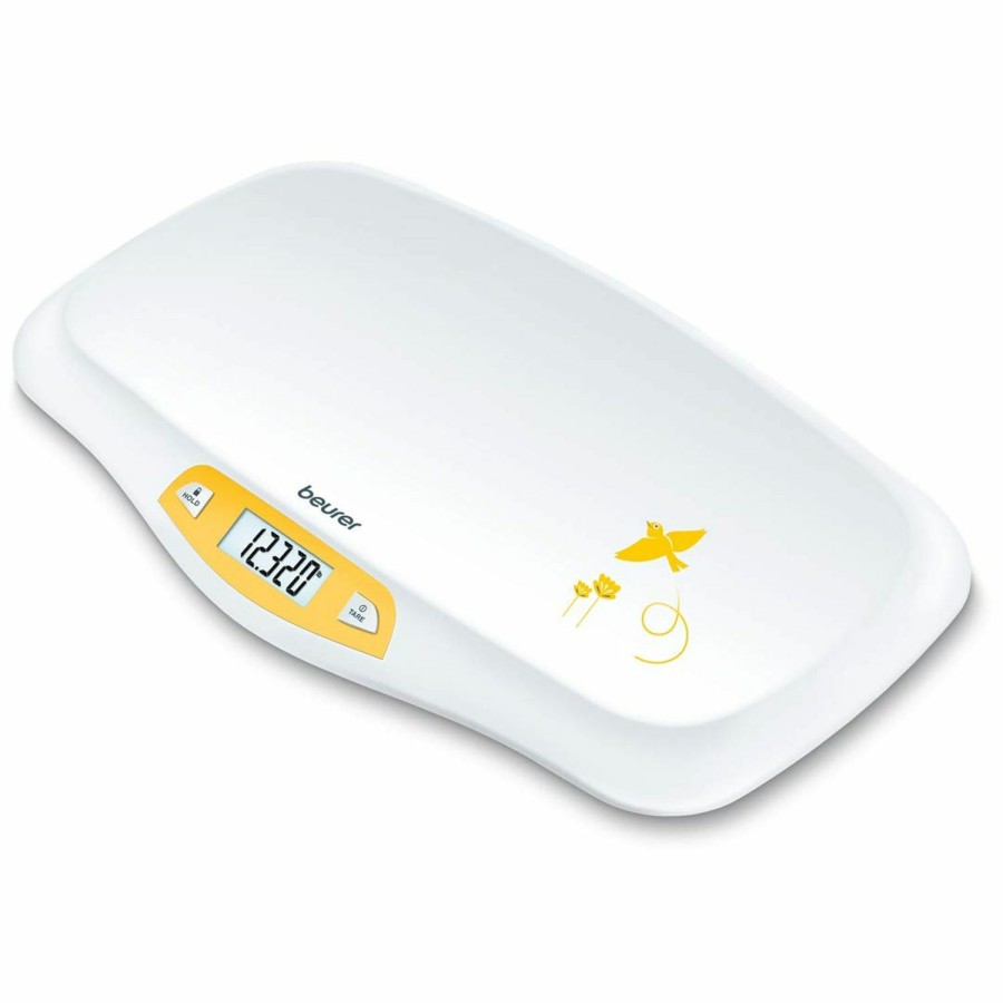 Baby Beurer | Beurer By80 Digital Baby Scale, Infant Scale For Weighing In Pounds, Ounces, Or Kilograms Up To 44 Lbs With Hold Function, Pet Scale For Cats And Dogs