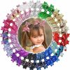 Baby DED | Ded 30Pcs Sparkly Hair Bows Clips 4 Inch Glitter Sequin Bow Alligator Clips Baby Hair Accessories For Baby Girls Children Kids(15 Pair)