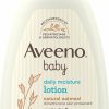 Baby AVEENO BABY | Aveeno Baby Daily Moisture Moisturizing Lotion For Delicate Skin With Natural Colloidal Oatmeal & Dimethicone, Hypoallergenic, Fragrance-, Phthalate- & Paraben-Free, 18 Fl. Oz (Package May Vary)