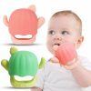 Baby Yszawmx | 2 Packs Baby Teething Toys For Babies 0-12Month Baby Gifts,With Storage Case Easy To Carry And Keep Clean Gift Box, Sore Gums Relief Infant Teether (Pink + Green)