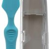 Baby Dr. Talbot's | Dr. Talbot'S Diaper Cream Brush For Babies - Diaper Rash Cream Applicator With Suction Base And Hygienic Case - Mini Size - Aqua Blue