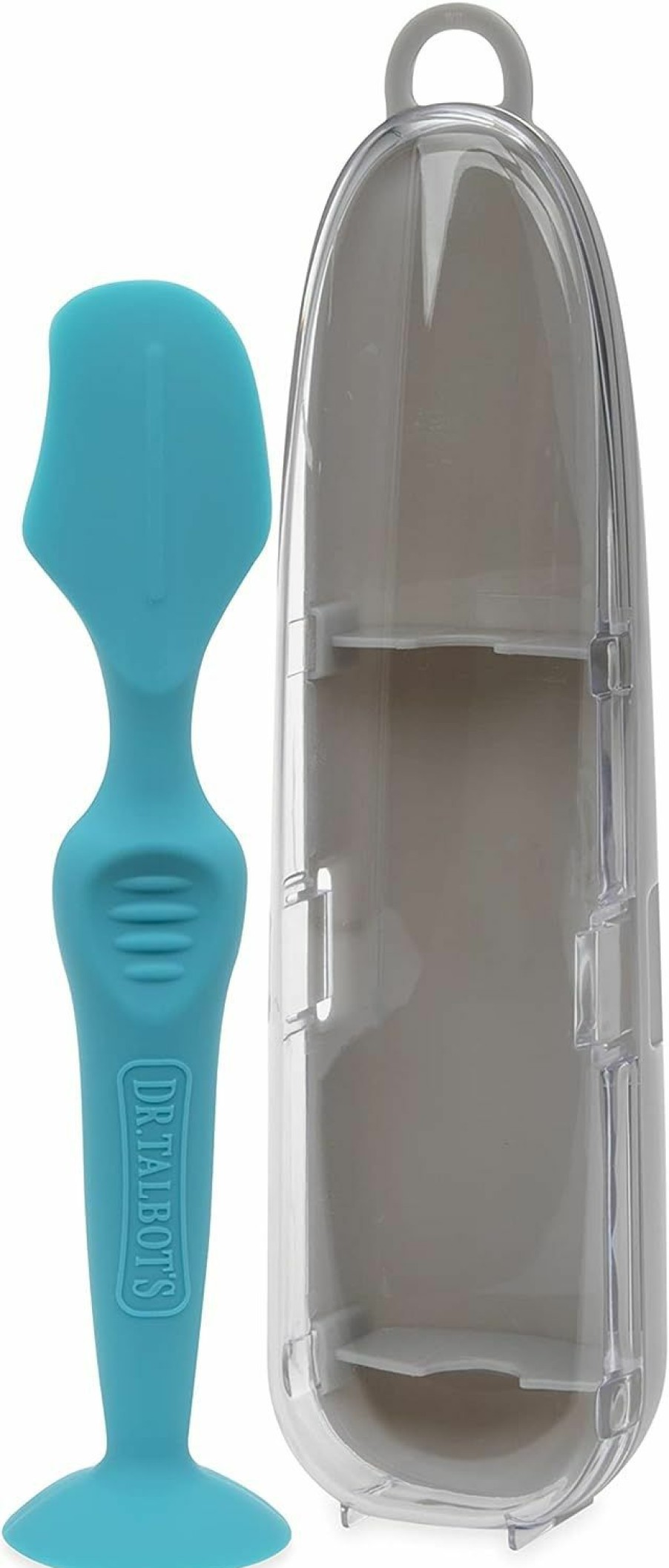 Baby Dr. Talbot's | Dr. Talbot'S Diaper Cream Brush For Babies - Diaper Rash Cream Applicator With Suction Base And Hygienic Case - Mini Size - Aqua Blue