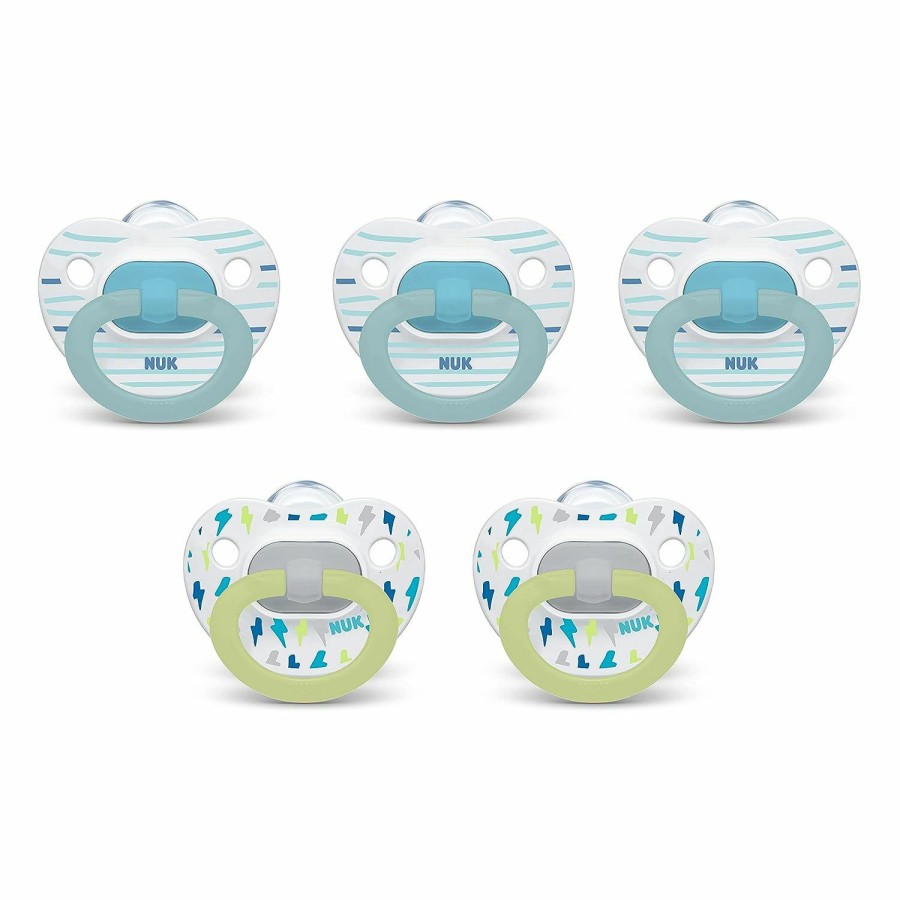 Baby NUK | Nuk Orthodontic Pacifiers, 6-18 Months, 5-Pack