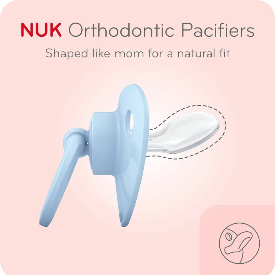 Baby NUK | Nuk Orthodontic Pacifiers, 6-18 Months, 5-Pack