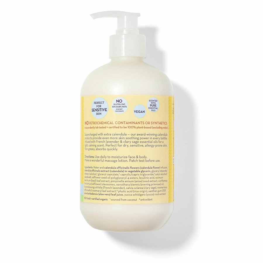 Baby California Baby | California Baby Calendula Lotion | 100% Plant-Based | Very Soothing Baby Lotion For Sensitive Skin | Lavender Kids Lotion | Allergy Friendly | Organic Calendula + Aloe Vera | 251 Ml / 8.5 Oz.