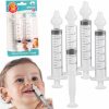 Baby JADE KIT | Nasal Syringe For Baby - 4Pcs - Safe Silicon Baby Nasal Aspirator Qucik Syringe Nose Cleaner Rinsing Tool For Baby/Infant/Kid