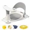 Baby LDIIDII | Baby Bath Seat Ldiidii Baby Bathtub Seat Infant Bath Seat For Babies 6 Months&Up Sit Up Bathing In Tub,Toddler Bath Seat With Water Thermometer/4 Strong Suction Cup/3 Bath Toys/Shower Cap (Grey)