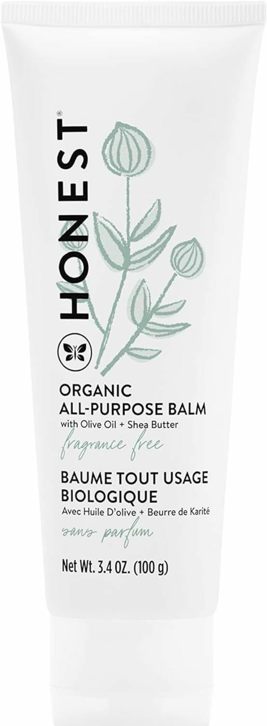 Baby The Honest Company | The Honest Company Organic All Purpose Balm | Gentle For Baby | Soothes + Moisturizes | Plant-Based + Hypoallergenic | 3.4 Oz