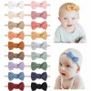 Baby Niceye | Niceye 18 Packs Baby Girl Bows Soft Nylon Headbands Hair Bows For Newborns, Infants, Toddlers - Stretchy Handmade Hair Accessories For Baby Girls And Boys