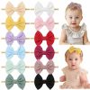 Baby yoyokid | Yoyokid 12 Pcs Baby Headbands And Bows Baby Girl Bows Soft Nylon Baby Hair Bands With Bows Hair Accessories For Newborn Infant Toddlers Kids