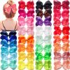 Baby CELLOT | Cellot 40 Pieces 4.5 Inch Hair Bows For Girls Clips Grosgrain Ribbon Boutique Hair Bow Alligator Clips For Girls Teens Toddlers Kids In Pairs