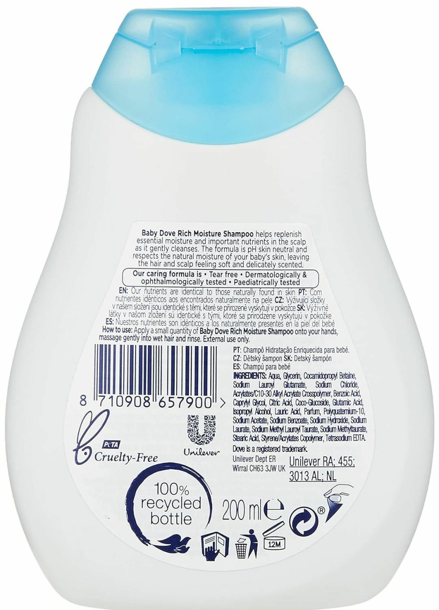 Baby Dove | Baby Shampoo Rich Moisture 200 Ml