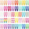 Baby Funtopia | Toddler Hair Clips, Funtopia 80 Pcs (1.2 Inch, 3Cm) Cute Mini Snap Hair Clips For Baby Girls Kids, Colorful Small Barrettes Metal Hair Clips For Fine Hair